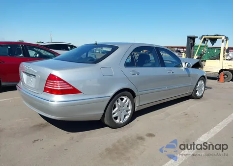 2003 Mercedes-Benz S 430 из США, поврежденный, VIN WDBNG70J23A383438